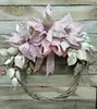 Artificial Christmas Wreath<br>Pink Gold Sparkle thumbnail