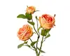 1. Artificial Austin Rose Spray<br>Orange thumbnail