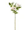 Artificial Austin Rose Spray<br>Pink/Cream thumbnail