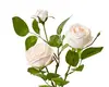 1. Artificial Austin Rose Spray<br>Pink/Cream thumbnail