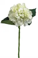 Artificial Hydrangea Stem<br>Cream