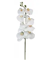 Artificial Phalaenopsis Orchid Spray<br>White