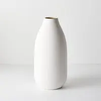 Ceramic 'Cavo' Vase<br>White 38cm