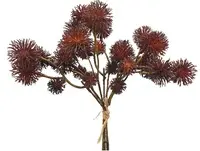 Artificial Burdock Bouquet<br>Burgundy