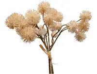 Artificial Burdock Bouquet<br>Cream