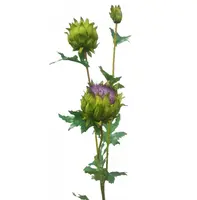 Artificial Thistle Spray<br>Purple