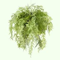 Artificial Hanging Mixed Fern Ball<br>70cm Light Green Artificial Hanging Mixed Fern Ball<br>70cm Light Green