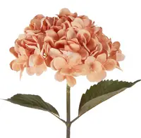 Artificial Hydrangea<br>Dried Look - Apricot Artificial Hydrangea<br>Dried Look - Apricot