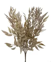 Artificial Ruscus Leaf Bush<br>Light Brown