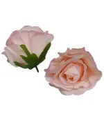 Artificial Rose Head<br>Pink