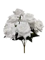 Artificial Rose Bundle<br>White