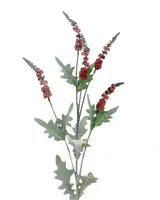 Artificial Sage Flower Spray<br>Dusty Red