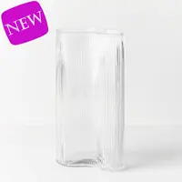 Curve Ripple Vase<br>Clear 30cm