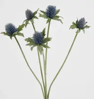 Artificial Thistle Spray<br>Blue