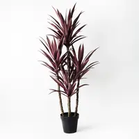 Artificial Yucca Plant<br>1.55m Burgundy