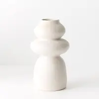 Ceramic 'Juno' Vase<br>White 26cm