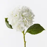 Artificial Hydrangea Stem<br>Winter White