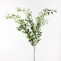 Artificial Italian Ruscus Leaf Spray<br>Green