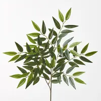 Artificial Ruscus Leaf Spray<br>Green