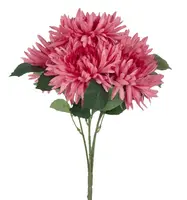 Artificial Mum Bush x5<br>Light Pink