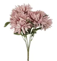 Artificial Mum Bush x5<br>Dusty Pink