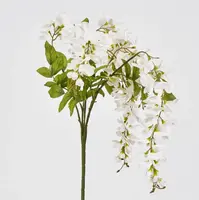 Artificial Wisteria Bush<br>White