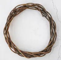 Willow Wreath<br>Dark Brown 45cm