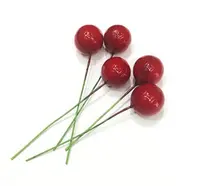 Artificial Berry Picks<br>Red