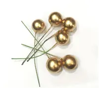 Artificial Berry Picks<br>Gold