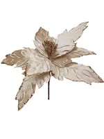 Artificial Poinsettia<br>Champagne