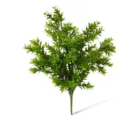 Artificial Tea Leaf Bush<br>Green 41cm