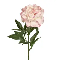 Artificial Peony Stem<br>Soft Pink