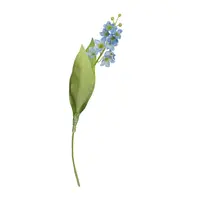 Artificial Lily of the Valley Spray<br>Blue