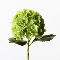 Artificial Hydrangea Stem<br>Green Artificial Hydrangea Stem<br>Green