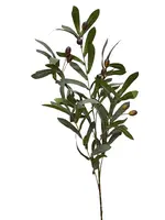 Artificial Olive Branch<br>Green Artificial Olive Branch<br>Green
