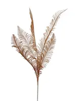 Artificial Fern Spray<br>Latte Artificial Fern Spray<br>Latte