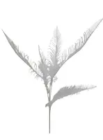 Artificial Fern Spray<br>White Artificial Fern Spray<br>White
