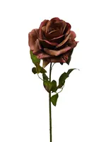 Artificial Rose Stem<br>Brown Artificial Rose Stem<br>Brown