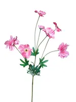Artificial Buttercup Spray<br>Hot Pink Artificial Buttercup Spray<br>Hot Pink