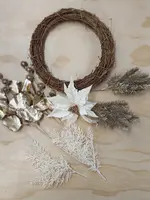 DIY Artificial Wreath<br>All That Glitters DIY Artificial Wreath<br>All That Glitters