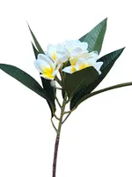 Artificial Frangipani Spray<br>Cream/Yellow Artificial Frangipani Spray<br>Cream/Yellow