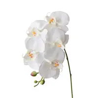 Artificial Phalaenopsis Orchid Spray<br>White Artificial Phalaenopsis Orchid Spray<br>White