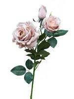 Artificial Rose Spray<br>Latte Artificial Rose Spray<br>Latte