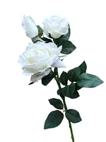 Artificial Rose Spray<br>White Artificial Rose Spray<br>White