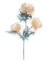 Artificial Leucospermum Spray<br>Orange Artificial Leucospermum Spray<br>Orange