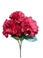 Artificial Hydrangea Bundle (6) <br>Red Artificial Hydrangea Bundle (6) <br>Red